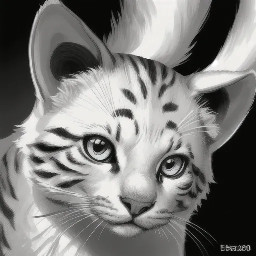 abecedario A, B, C completo vectorial para letra capitular con diseño de gatito, estilizado y delicado. estilo tinta china