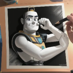 genera una imagen de Diseño para Impresión: "Buzz Lightyear Foto-Stand"  Formato: Vertical (como un cartel o recorte de cuerpo entero). Personaje: Buzz Lightyear en pose de pie, con los brazos abiertos o saludando. Detalle Clave: En la zona de la cabeza de Buzz, debe haber un círculo blanco grande (aprox. 20-25 cm de diámetro). Instrucción para el impresor: "Por favor, recortar este círculo blanco para que sea un agujero por donde la gente pueda meter la cara". Material sugerido: Cartón pluma (foam board) o madera MDF de 5mm para que sea resistente.